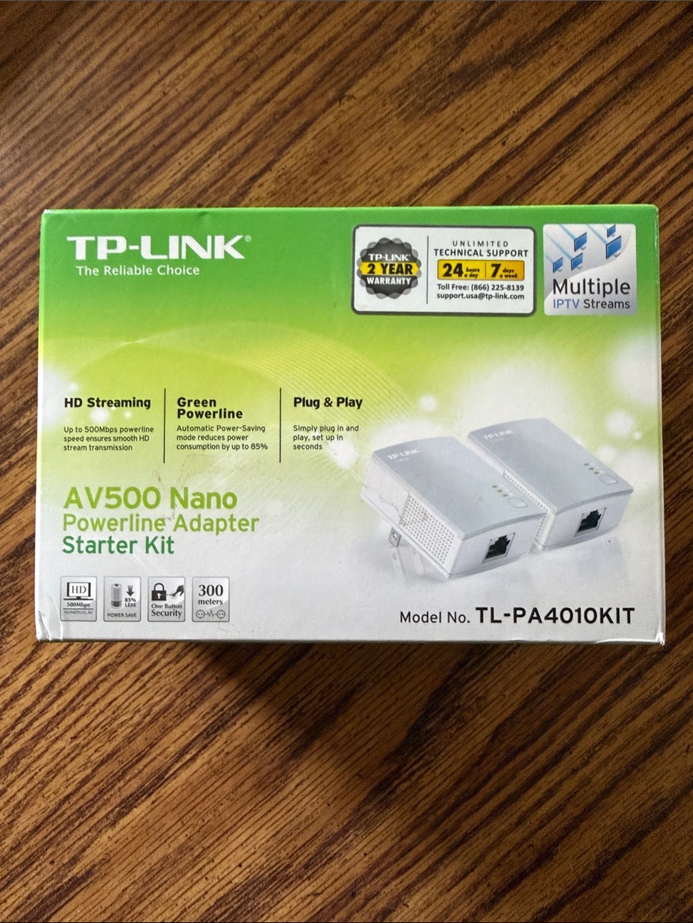 TP-Link AV500 Nano Powerline Adapter Starter Kit